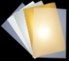 0.28mm golden  card making laser pvc card sheet