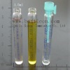 0.5ml clear glass sampler vial with plugs