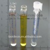 1.5ml clear,glass perfume with plastic stopper