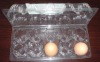 10 holes clear plastic egg tray