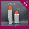 100/60ml plastic lotion bottle for facial care