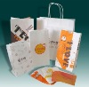 100% recycled kraft paper bag for shopping or promotion