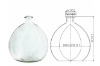 1000ml Glass Cognac bottle