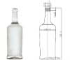 1000ml brandy glass bottle