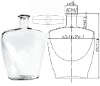 1000ml brandy glass bottle