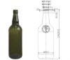 1000ml green champagne bottle