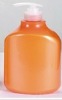 1000ml orange shampoo bottle with pump cap