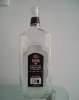 1000ml square shaped clear glass bottle for vodka