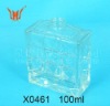 100ML SQUARE CLEAR EMPTY GLASS PERFUME BOTTLE