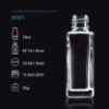 100ml Clear Glass Bottle