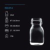 100ml Clear Glass Bottle