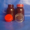 100ml PET Amber medicine bottle