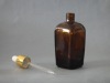 100ml amber essential oil bottles with aluminium cap