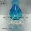 100ml blue perfume glass bottle for woman