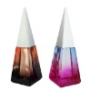 100ml color coating cosmetic perfume glass bottle with plastic cap and pump