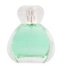 100ml  cosmetic perfume glass bottle with plastic cap and pump