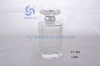 100ml glass perfume bottle with cap and sprayer