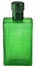 100ml green perfume empty glass bottle with aluminum cap