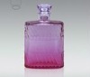 100ml pink glass perfume bottle with pump spray