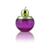 100ml purple glass perfume bottle apple-shaped colored perfume glass bottles cosmetic brands glass bottles wholesale FG-586