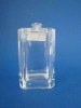 100ml square high clear perfume glass bottle