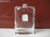 100mlsquare shaped crimp neck glass perfume bottle