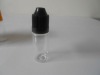 10ML BLACK Child-proof cap PET Plastic medicine dropper bottle 100pc/lots