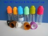 10ML Black Child-proof cap& white common cap PET drop bottle 100pc/lots EYE DROPS,e-cig oil