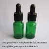 10ML Green Glass Bottle with pipette for essential oil use