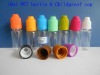 10ML White Child-proof cap& white common cap PET drop bottle 100pc/lots EYE DROPS,e-cig oil