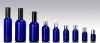 10ml,20ml,30ml,50ml,100ml blue glass essential oil bottle with scrow cap