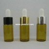 10ml Amber Tubular Glass Dropper Bottles