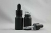 10ml Black glass essential oil bottle with dropper