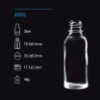 10ml Clear Glass Bottle