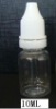 10ml Clear eye drop bottle white tamperproof plastic caps  100pc/lots EYE DROPS,E-CIG oil