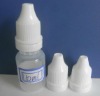 10ml EYE DROP BOTTLE white tamperproof plastic caps