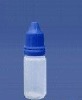 10ml LDPE eyedrop bottle, clear and white color