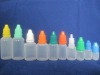 10ml PE bottles for lilquids green pilfer proof Cap