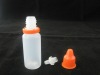 10ml PE pilfer proof cap eye dropper bottle