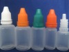 10ml PE plastic drip bottles green pilfer proof cap