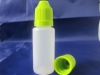 10ml PE plastic eye dropper bottles green child proof Cap