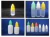 10ml PE plastic liquid bottle with meter green pilfer proof cap