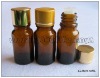 10ml amber glass essential oil bottle