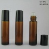 10ml amber molded glass roll on bottles