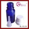 10ml cobalt blue essential oil bottle