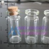 10ml decorative glass bottle cork stopper