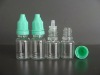 10ml e-liquid clear bottle with tamper evident seal cap JB-154