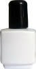 10ml empty glass bottle in white / opaque - ideal for UV Gel Gel Polish and other light-curing liquids