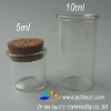 10ml glass bottle with cork