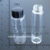 10ml glass bottle with plastic screw cap covers